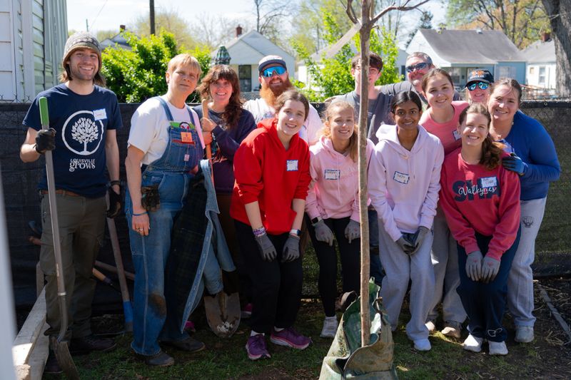 Community Wide Planting Day in St Joseph Neighborhood